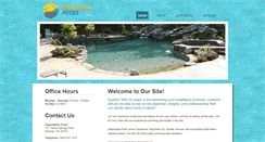 Desktop Screenshot of dependablepools.com